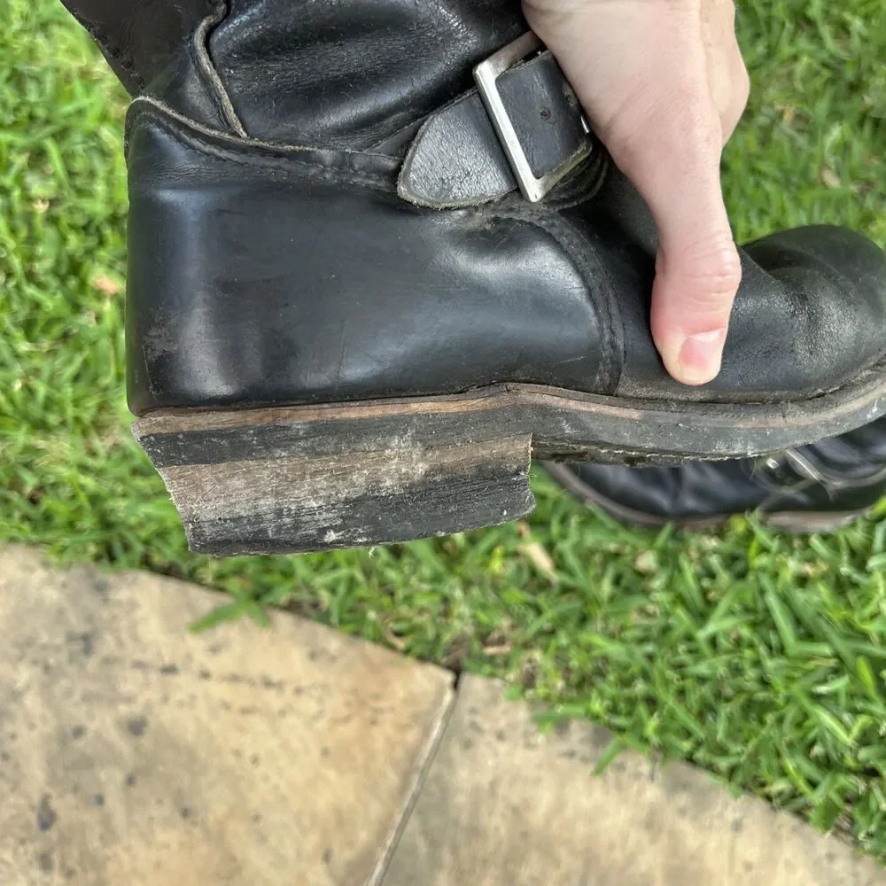 Vtg 1990 80s Red Wing PT83 2268 Engineer Boots Size 10.5 D Motorcycle